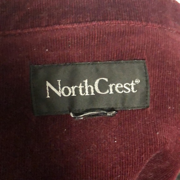 North crest Red corduroy jacket - Picture 3 of 3